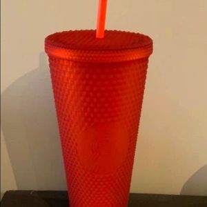 2020 Holiday Starbucks Matte Red Studded Tumbler